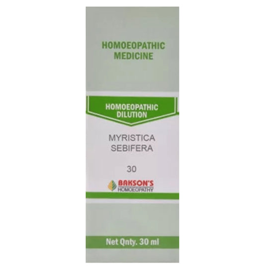 Bakson's Homeopathy Myristica Sebifera Dilution 30 - Classic Derma
