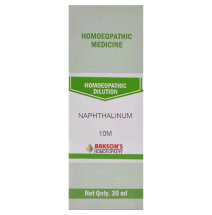 Bakson's Homeopathy Naphthalinum Dilution 10M - Classic Derma