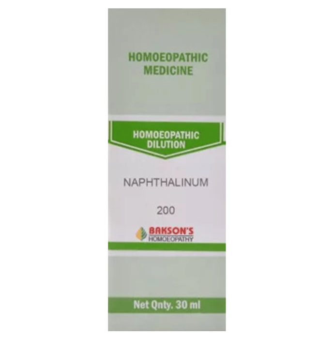 Bakson's Homeopathy Naphthalinum Dilution 200 - Classic Derma