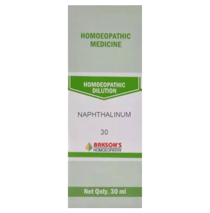 Bakson's Homeopathy Naphthalinum Dilution 30 - Classic Derma