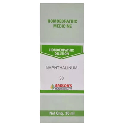 Bakson's Homeopathy Naphthalinum Dilution 30 - Classic Derma