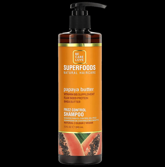 Be Care Love Natural Haircare Papaya Butter Frizz Control Shampoo - Classic Derma