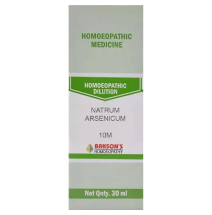 Bakson's Homeopathy Natrum Arsenicum Dilution 10M - Classic Derma