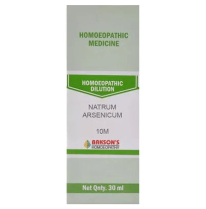Bakson's Homeopathy Natrum Arsenicum Dilution 10M - Classic Derma