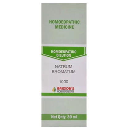 Bakson's Homeopathy Natrum Bromatum Dilution 1000 CH - Classic Derma