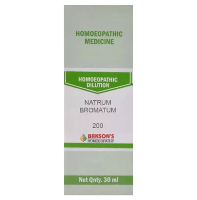 Bakson's Homeopathy Natrum Bromatum Dilution 200 - Classic Derma
