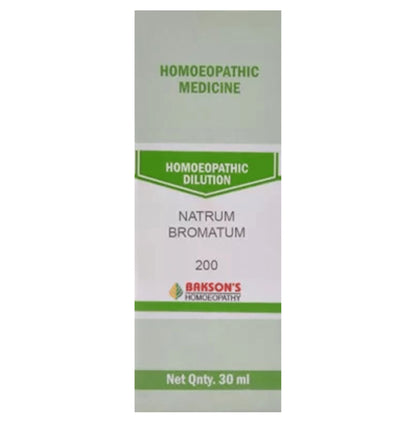 Bakson's Homeopathy Natrum Bromatum Dilution 200 - Classic Derma
