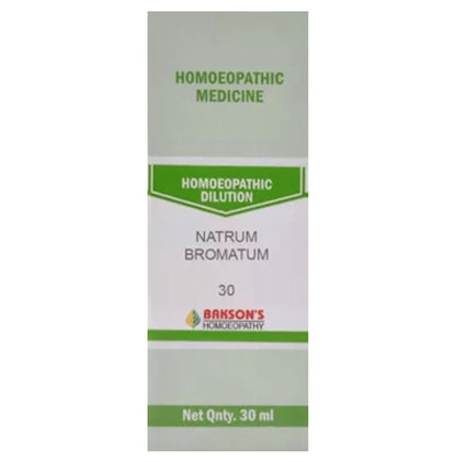Bakson's Homeopathy Natrum Bromatum Dilution 30 - Classic Derma