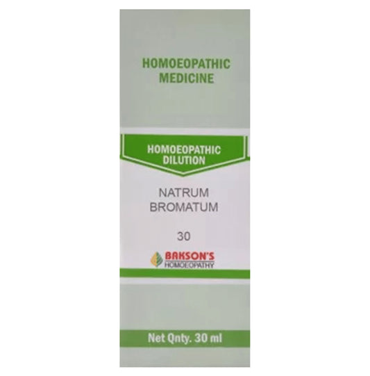 Bakson's Homeopathy Natrum Bromatum Dilution 30 - Classic Derma
