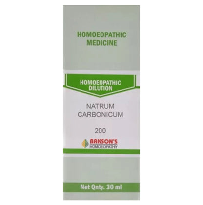 Bakson's Homeopathy Natrum Carbonicum Dilution 200 - Classic Derma