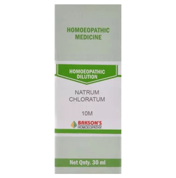 Bakson's Homeopathy Natrum Chloratum Dilution 10M - Classic Derma