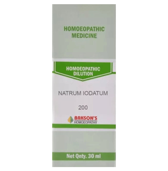 Bakson's Homeopathy Natrum Iodatum Dilution 200 - Classic Derma