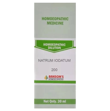 Bakson's Homeopathy Natrum Iodatum Dilution 200 - Classic Derma