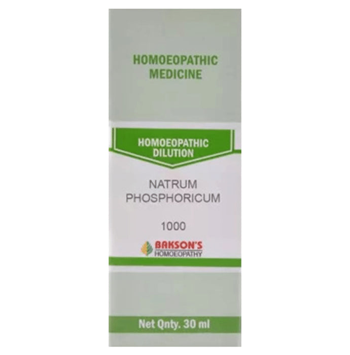 Bakson's Homeopathy Natrum Phosphoricum Dilution 1000 CH - Classic Derma