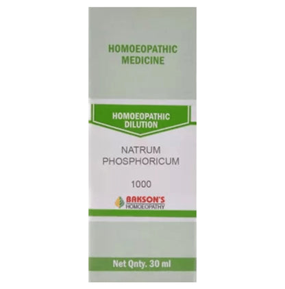 Bakson's Homeopathy Natrum Phosphoricum Dilution 1000 CH - Classic Derma