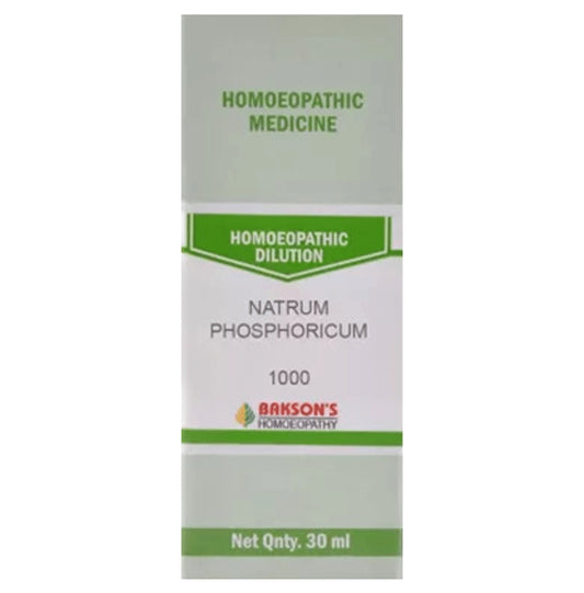 Bakson's Homeopathy Natrum Phosphoricum Dilution 1000 CH - Classic Derma