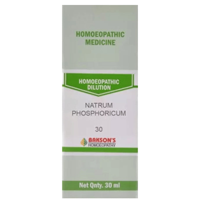 Bakson's Homeopathy Natrum Phosphoricum Dilution 30 - Classic Derma