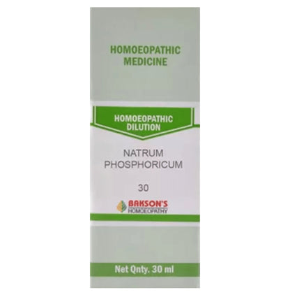 Bakson's Homeopathy Natrum Phosphoricum Dilution 30 - Classic Derma