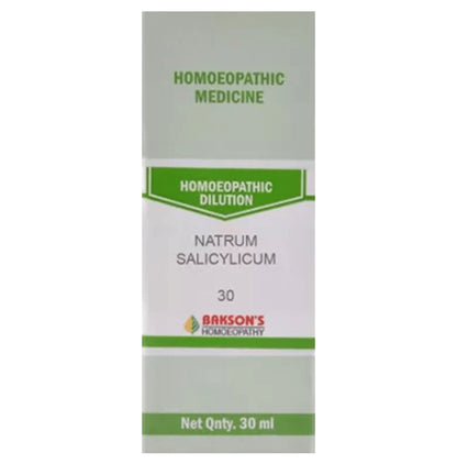 Bakson's Homeopathy Natrum Salicylicum Dilution 30 - Classic Derma