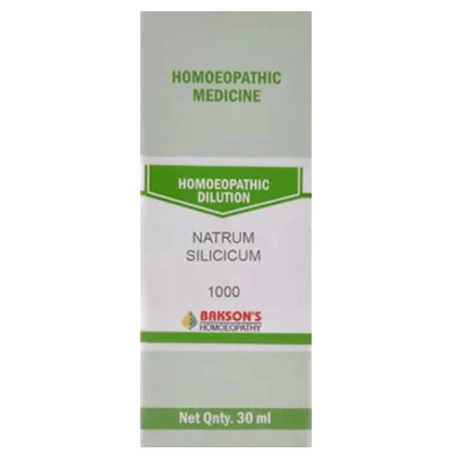 Bakson's Homeopathy Natrum Silicicum Dilution 1000 CH - Classic Derma