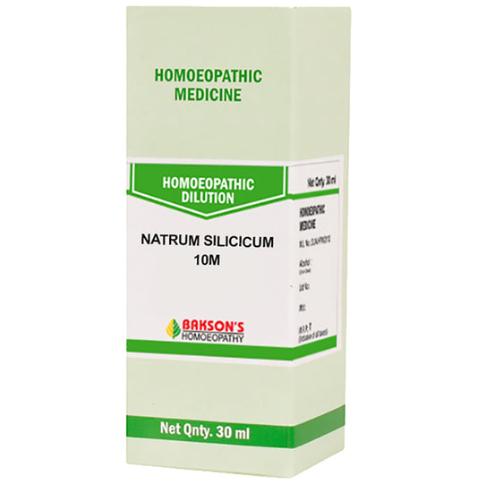 Bakson's Homeopathy Natrum Silicicum Dilution 10M - Classic Derma