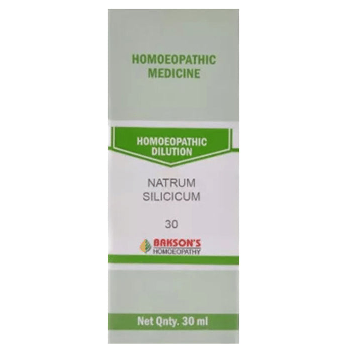 Bakson's Homeopathy Natrum Silicicum Dilution 30 - Classic Derma