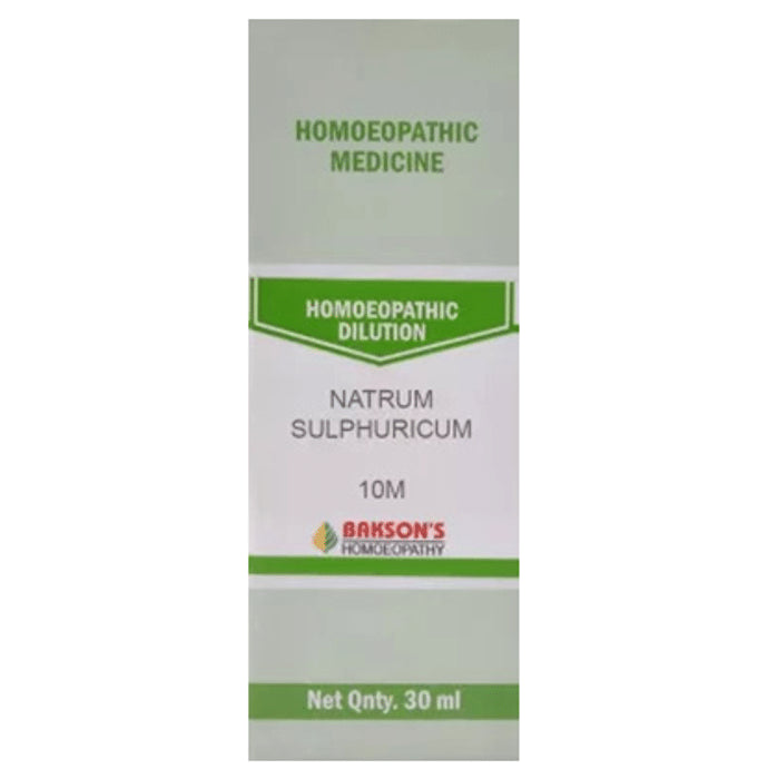 Bakson's Homeopathy Natrum Sulphuricum Dilution 10M - Classic Derma
