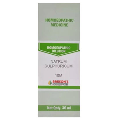 Bakson's Homeopathy Natrum Sulphuricum Dilution 10M - Classic Derma