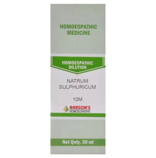 Bakson's Homeopathy Natrum Sulphuricum Dilution 10M - Classic Derma
