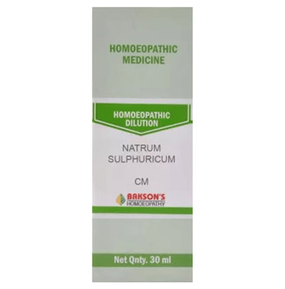 Bakson's Homeopathy Natrum Sulphuricum Dilution CM - Classic Derma