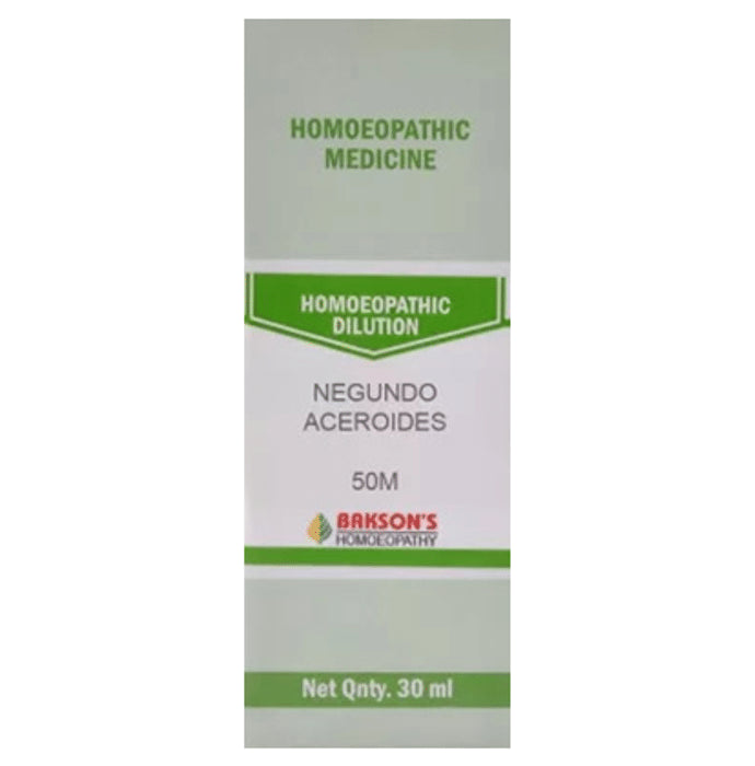 Bakson's Homeopathy Negundo Aceroides Dilution 50M - Classic Derma