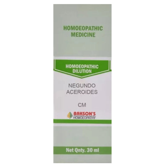 Bakson's Homeopathy Negundo Aceroides Dilution CM - Classic Derma