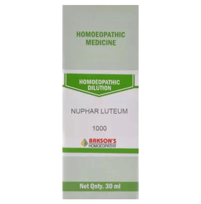 Bakson's Homeopathy Nuphar Luteum Dilution 1000 CH - Classic Derma