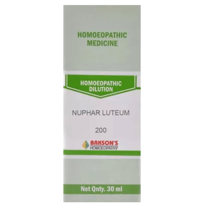 Bakson's Homeopathy Nuphar Luteum Dilution 200 - Classic Derma