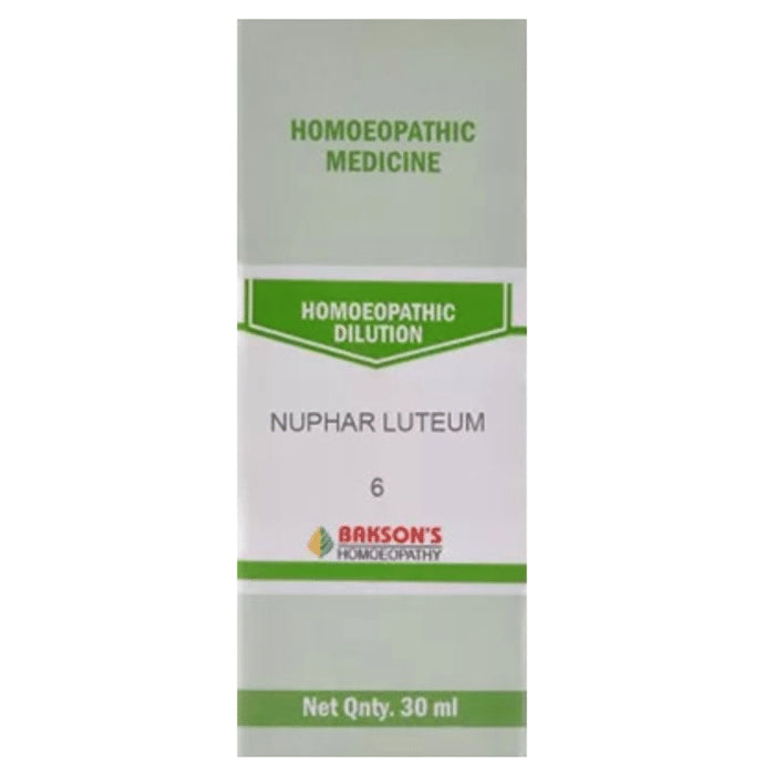 Bakson's Homeopathy Nuphar Luteum Dilution 6 CH - Classic Derma
