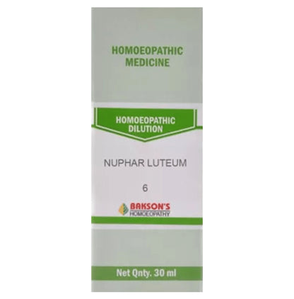 Bakson's Homeopathy Nuphar Luteum Dilution 6 CH - Classic Derma