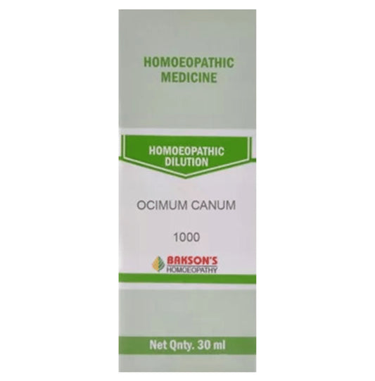 Bakson's Homeopathy Ocimum Canum Dilution 1000 CH - Classic Derma