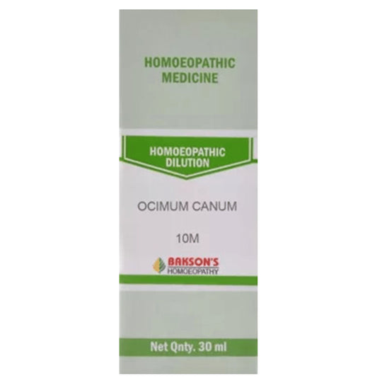 Bakson's Homeopathy Ocimum Canum Dilution 10M - Classic Derma