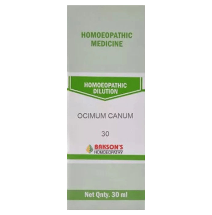 Bakson's Homeopathy Ocimum Canum Dilution 30 - Classic Derma