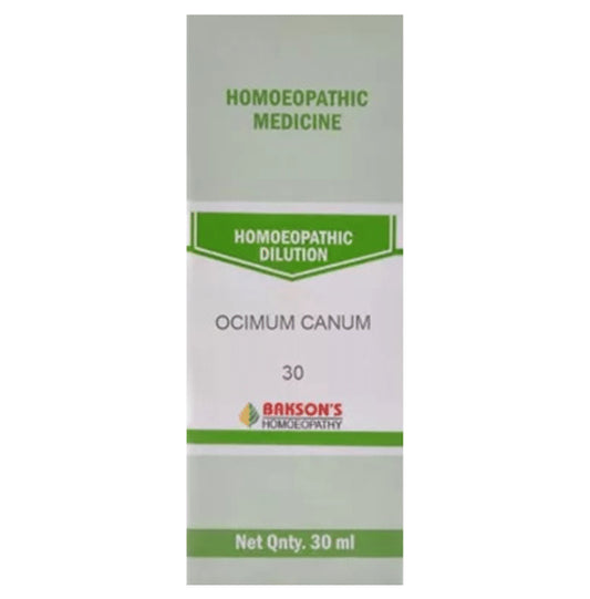 Bakson's Homeopathy Ocimum Canum Dilution 30 - Classic Derma