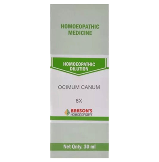 Bakson's Homeopathy Ocimum Canum Dilution 6X - Classic Derma
