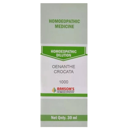 Bakson's Homeopathy Oenanthe Crocata Dilution 1000 CH - Classic Derma