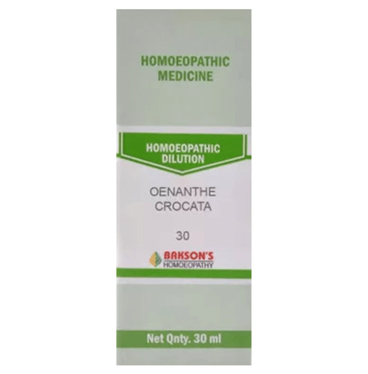 Bakson's Homeopathy Oenanthe Crocata Dilution 30 - Classic Derma