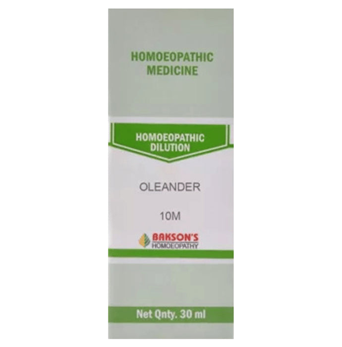 Bakson's Homeopathy Oleander Dilution 10M - Classic Derma