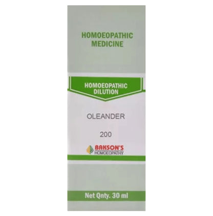 Bakson's Homeopathy Oleander Dilution 200 - Classic Derma