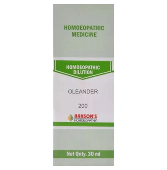 Bakson's Homeopathy Oleander Dilution 200 - Classic Derma
