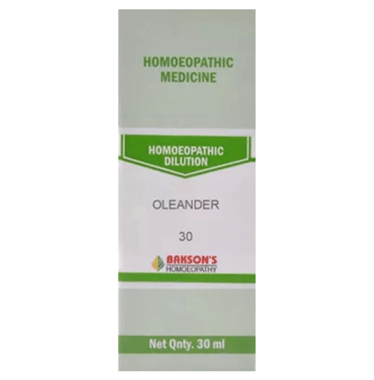 Bakson's Homeopathy Oleander Dilution 30 - Classic Derma