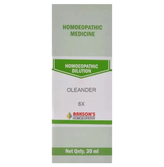 Bakson's Homeopathy Oleander Dilution 6X - Classic Derma