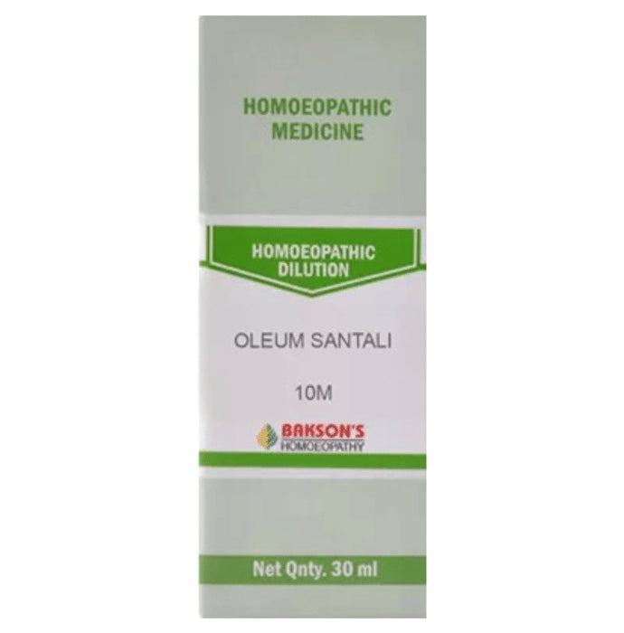 Bakson's Homeopathy Oleum Santali Dilution 10M - Classic Derma
