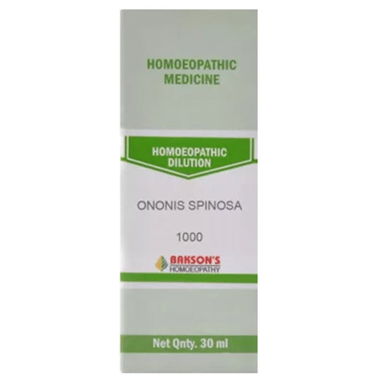 Bakson's Homeopathy Ononis Spinosa Dilution 1000 CH - Classic Derma